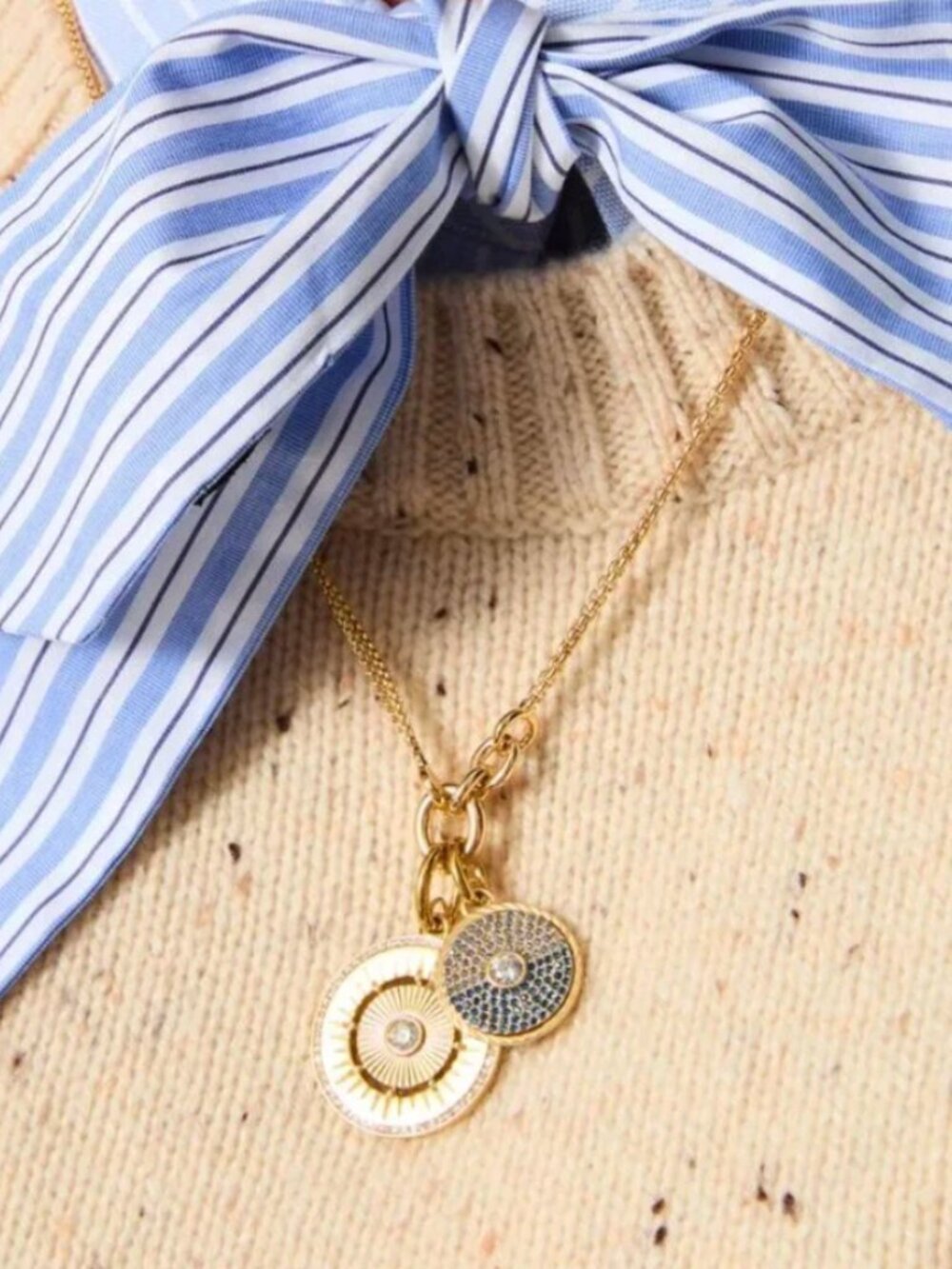 BEST Roxanne Assoulin The Medallion Charm Necklace